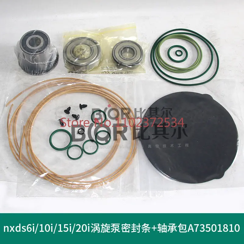 NXDS6i/10i/20i/15i Vacuum Pump Bearing Repair Kit Kit A73501810 Seal Ring