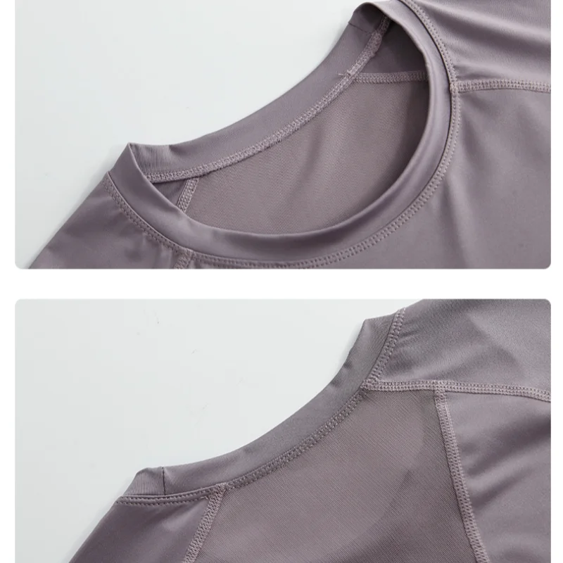 DRUR S-4XL اليوغا مجموعة النساء قمصان رياضية سراويل رياضية مجموعة 2 قطعة قصيرة اللياقة البدنية القمم Sweatpants دعوى الإناث الصيف ملابس رياضية الزي