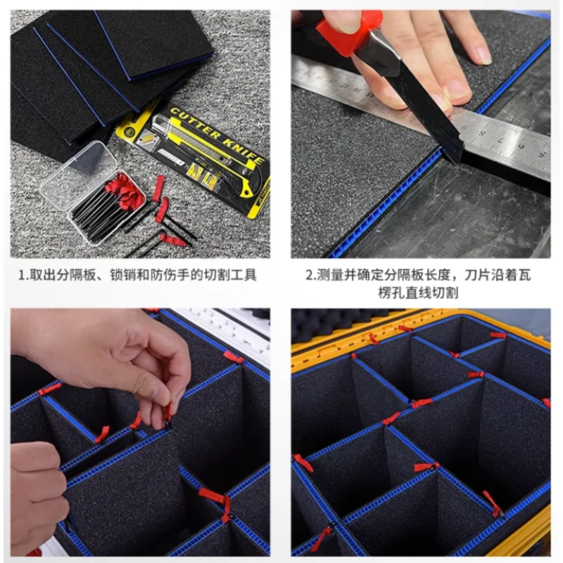 The New Wallen Partition Toolbox Liner Is Customized For Shock Absorption Protection Of Photographic Equipment