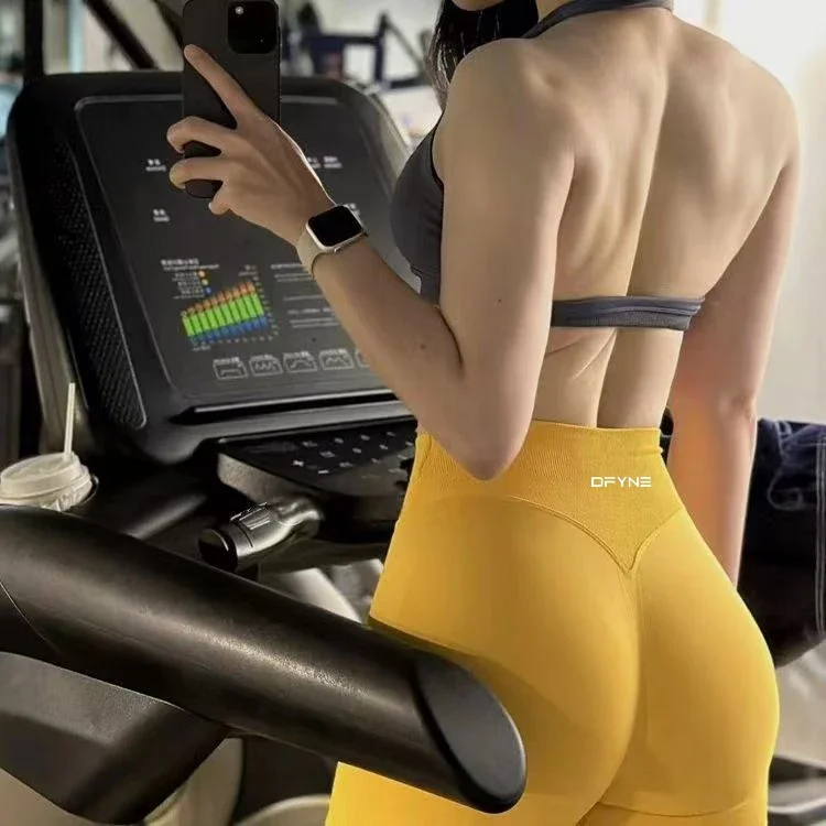 DyfneYEN النساء اليوغا السراويل عالية الخصر تجريب السراويل اللياقة البدنية اليوغا رفع بعقب اللياقة البدنية السيدات اليوغا رياضة الجري سراويل قصيرة Sportswe
