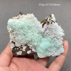 100% natural blue aragonite crystal gem ore specimens free shipping