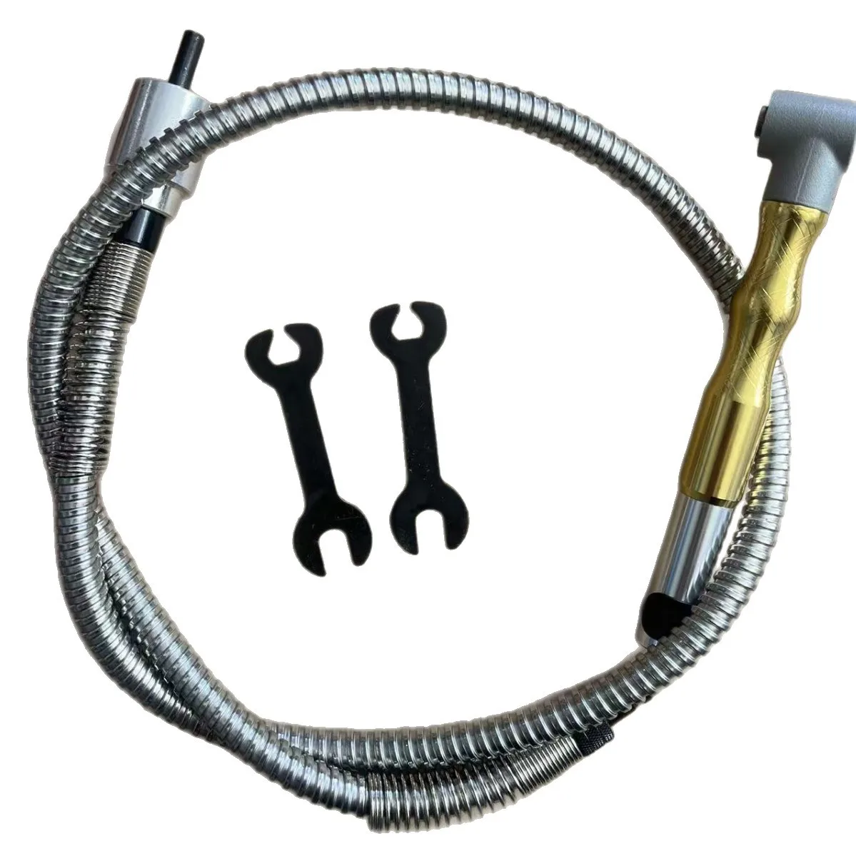 

Electric drill metal rubber soft shaft mold polishing right angle elbow seam cleaning machine 90 degree elbow cutting mold