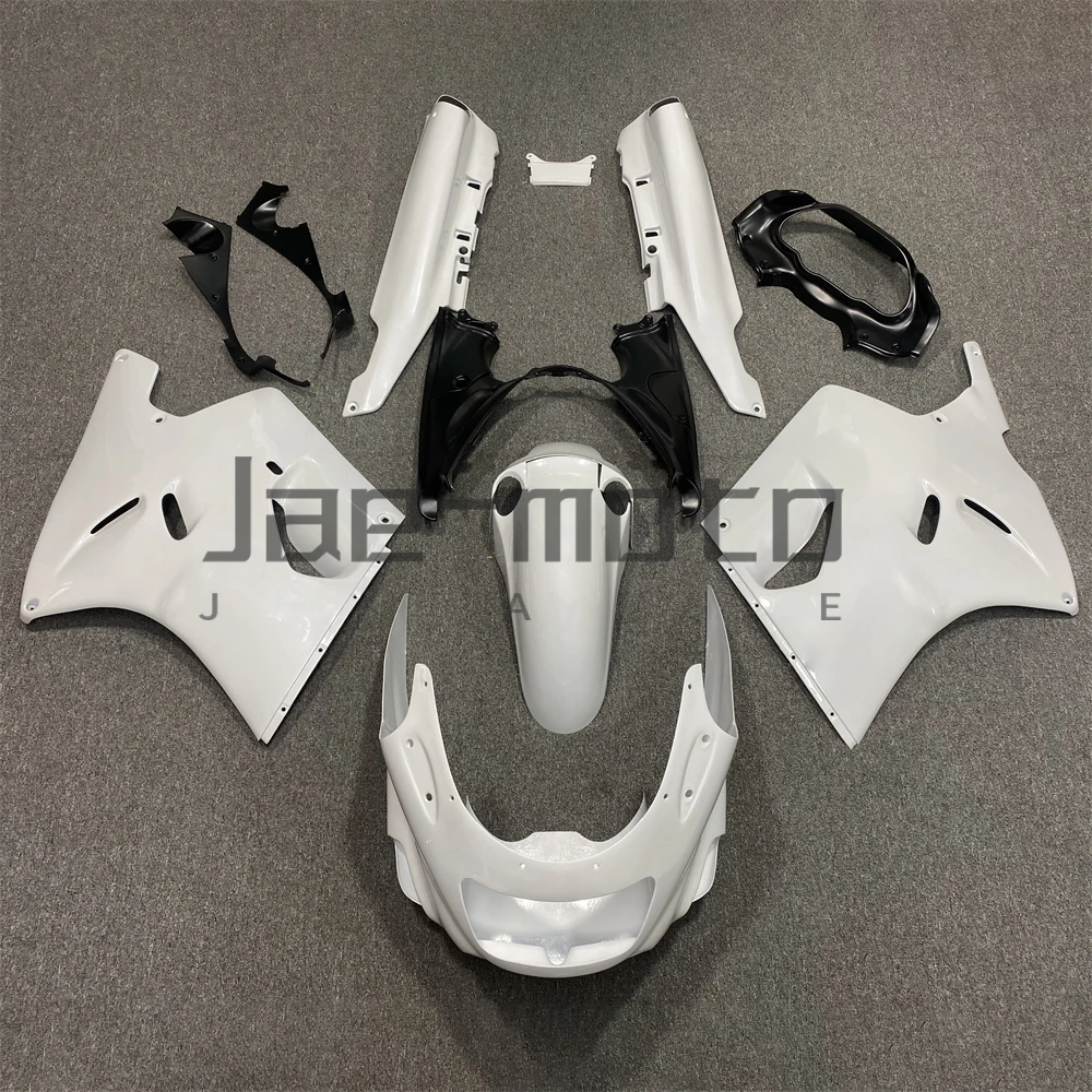 For ZX11 ZX11R ZZR1100 ZZR1100D 1993 1994-2000 2001 2002 Injection ABS Plastics Full Fairings Kit Mold Replace Accessories White