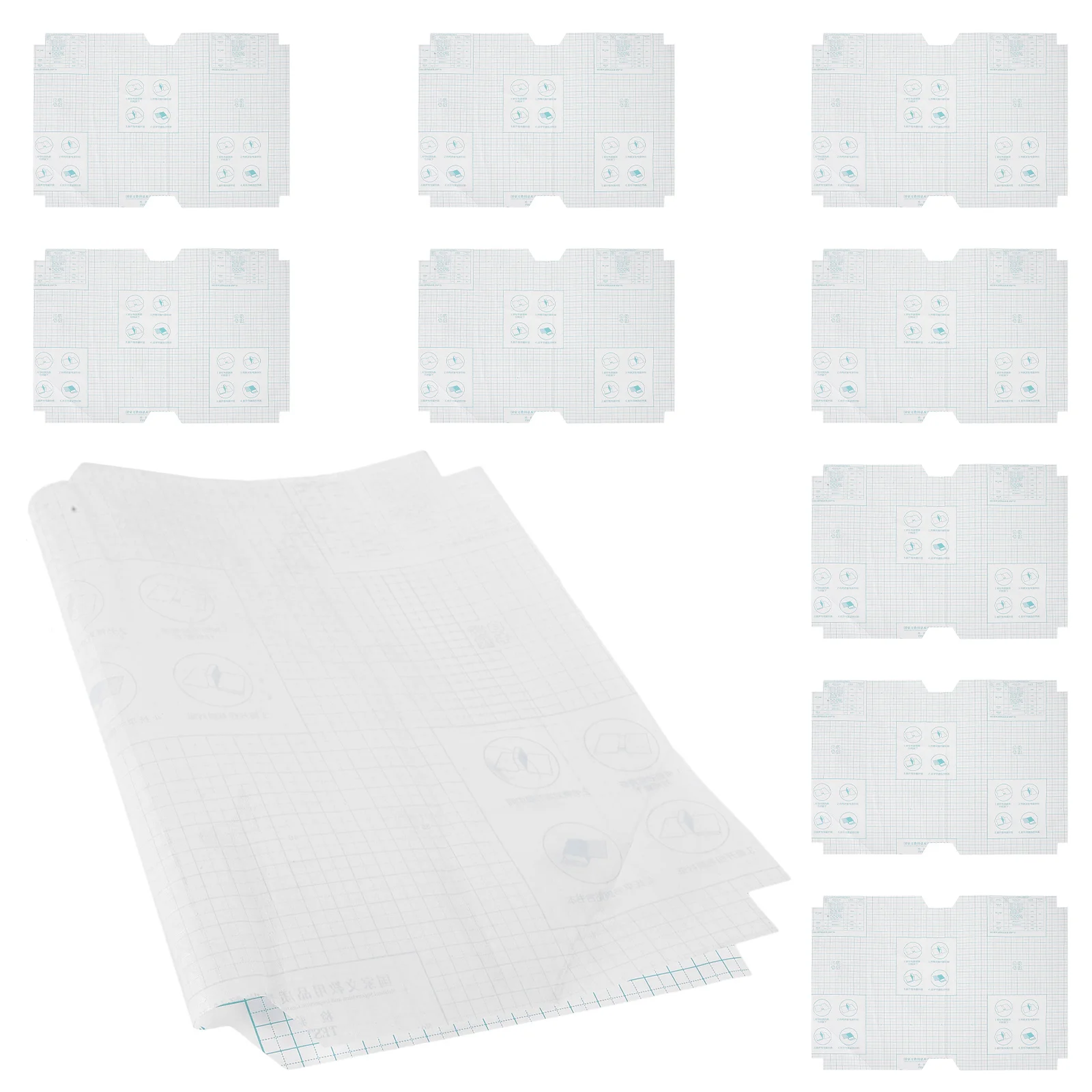 Waterproof Book Cover Clear Self-Adhesive Film For Textbooks Reusable Book Protector Scrapbook Magazine Covering Film