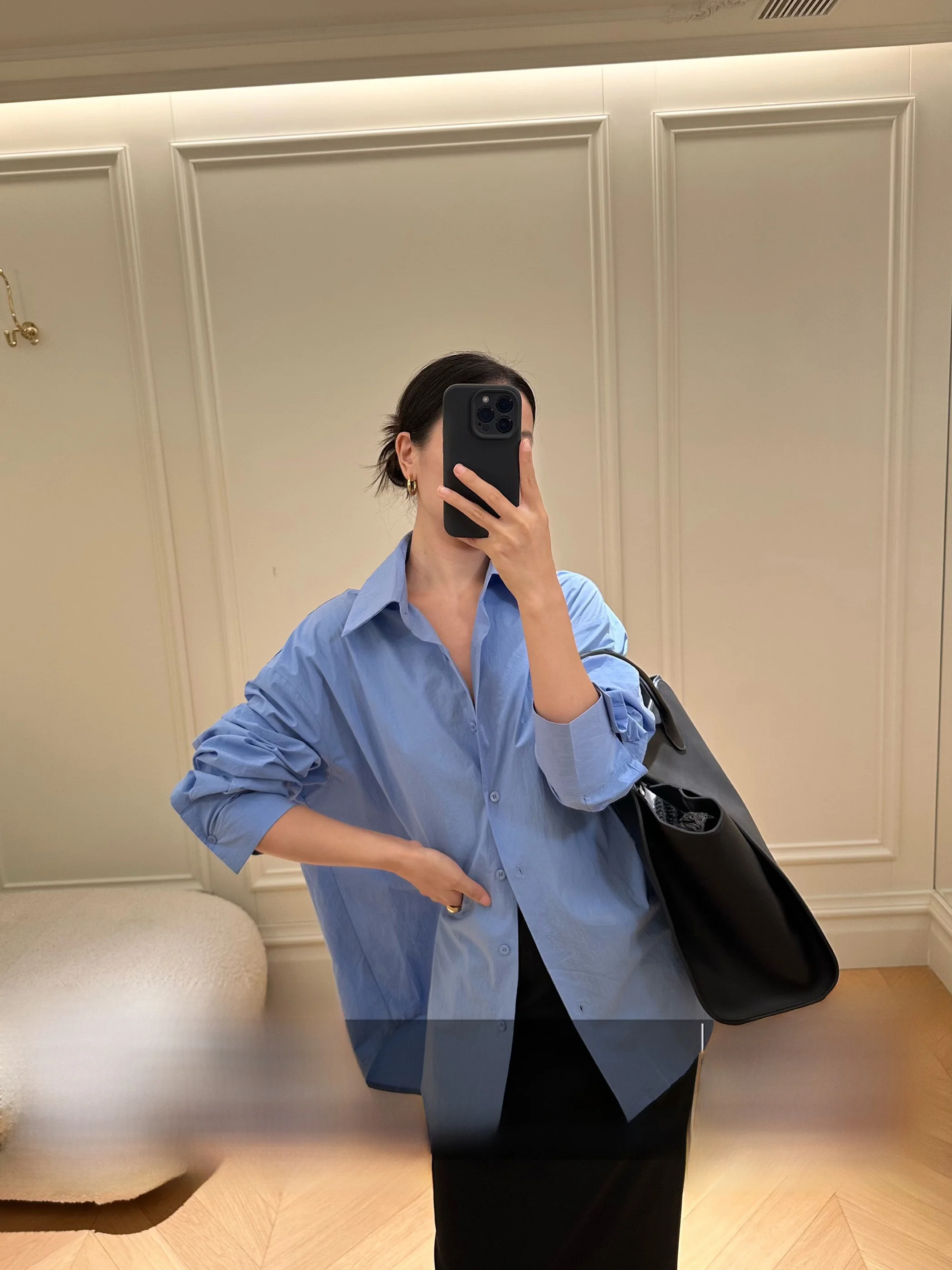 

mat Pure Cotton Loose Classic irt Straight Cut Versatile Commute irt Women's Long Sve Busin Casual Cotton irt