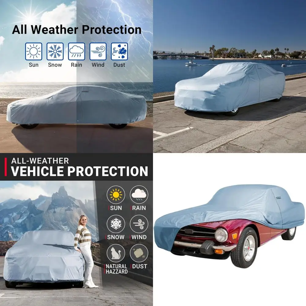 

Водонепроницаемый чехол для автомобиля на заказ, усиленный, для TR6, TR7 1968-1981 гг. – Защита от УФ-излучения и снега, с ремнями и сумкой