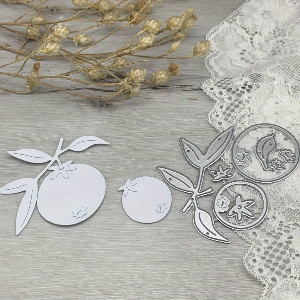 1pcs metal cutting dies cut die mold Orange leaves decoration Scrapbook paper craft blade punch stencils dies