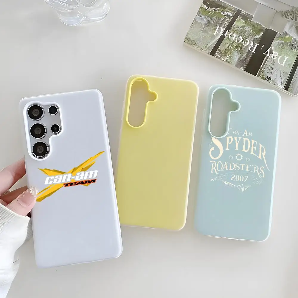 WildCarCrazyCanAm Phone Case Clear TPU Case For Samsung S22-S26, 2-in-1 Detachable Card Holder