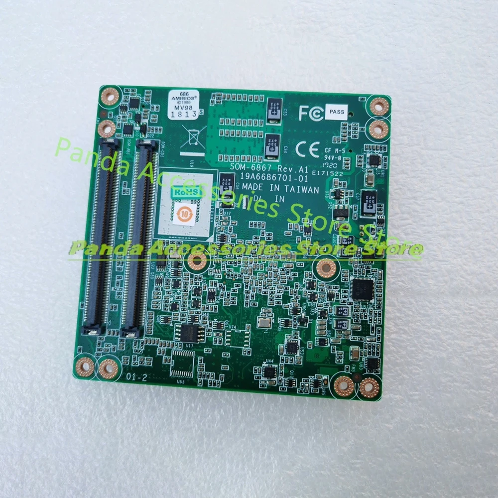 SOM-6867 REV.A1 Industrial Control Motherboard SOM6867AC1602E-T