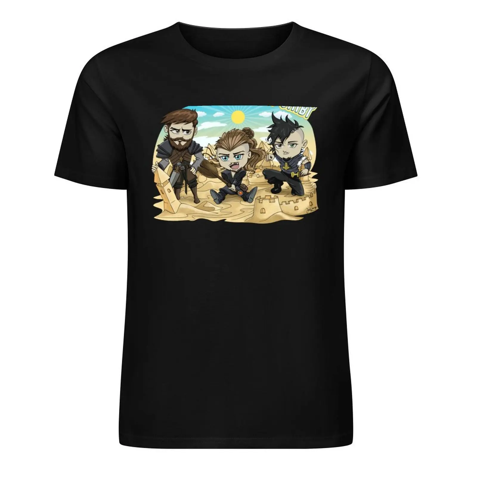 The Last Kingdom Chibi Finan - Uhtred - Sihtric T-Shirt anime clothes graphic t shirt vintage mens cotton t shirts