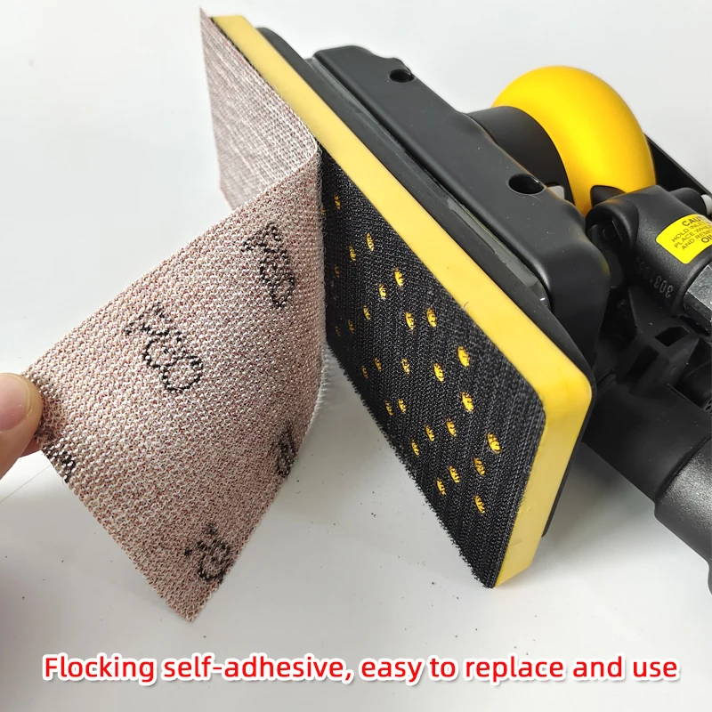 ATPRO 70*198 Chữ Nhật Bám Bụi Lưng Nhung Lưới Giấy Nhám Thích Hợp Cho MIRKA Nylon Vải Khô Cho đánh Bóng Xe