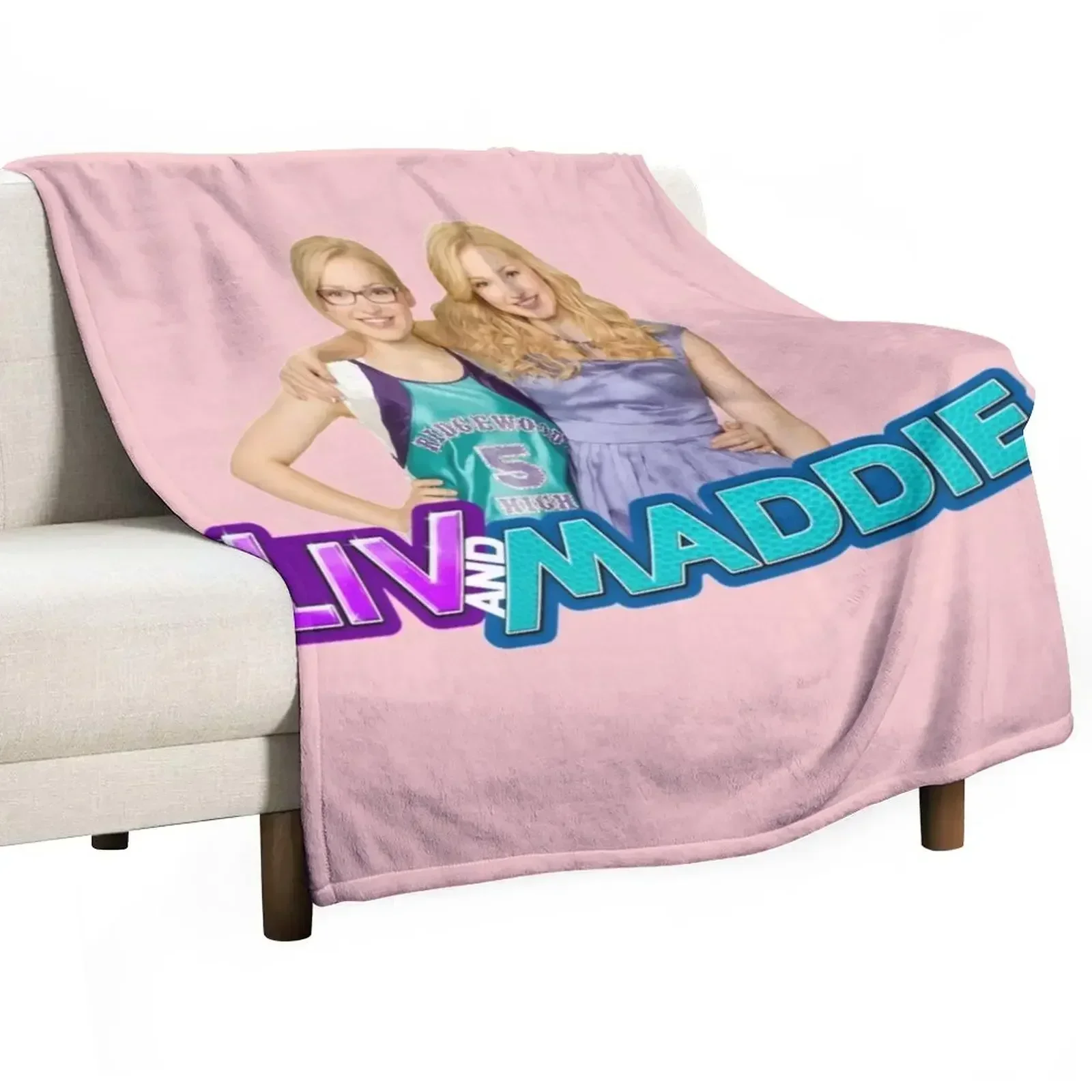 

Liv and Maddie Throw Blanket Designers valentine gift ideas Fashion Sofas Summer Beddings Blankets