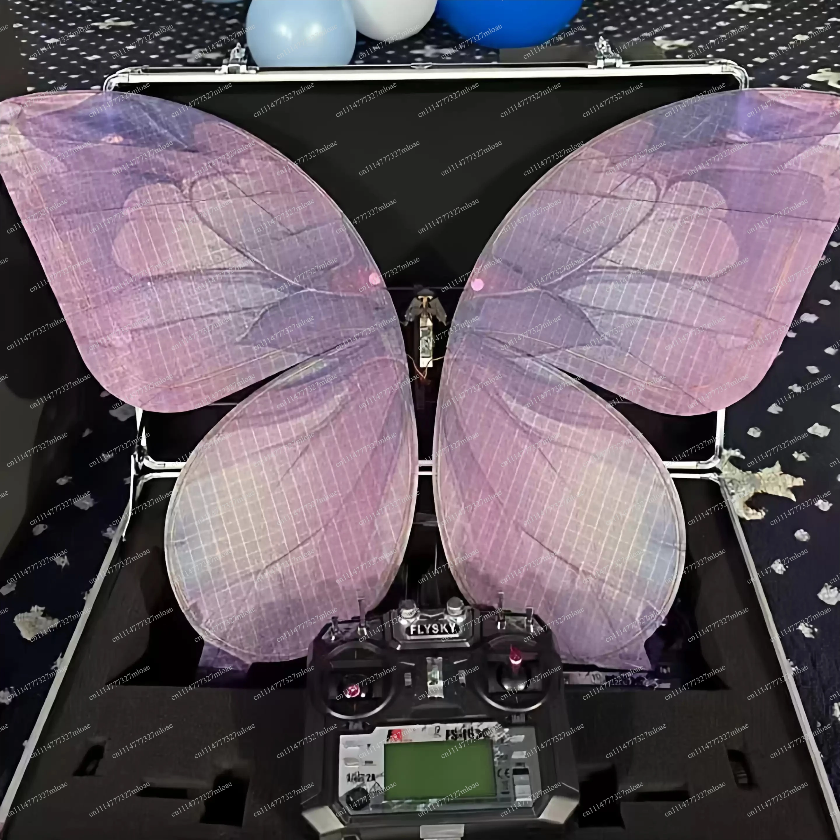 Bionic Butterfly Remote Control Full Flight Ready Parachute Umbrella Head Cloth Flying Wing Butterfly Airplane