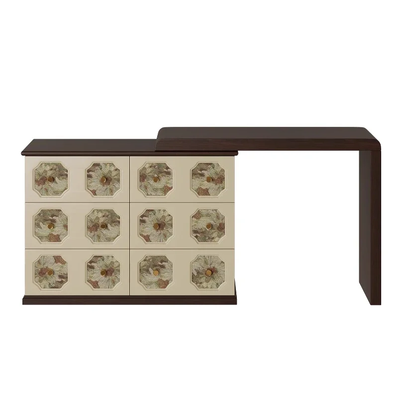 

Medieval pattern multi-functional design dresser household bedroom bedside dressing table style premium makeup table