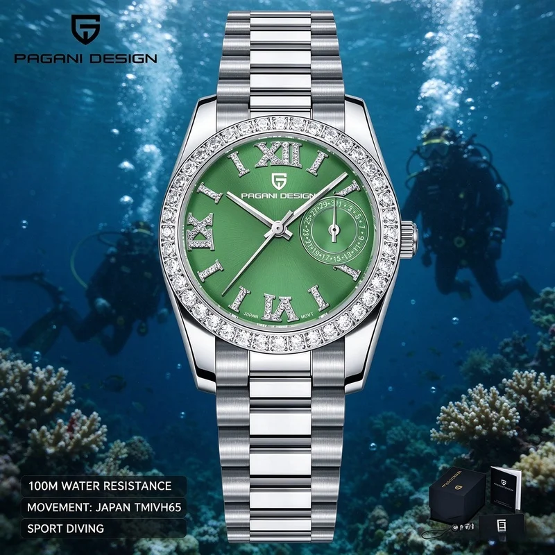New PAGANI DESIGN 32mm Ladies Watch Elegant Luxury Quartz Waterproof Fashion Women Wristwatch