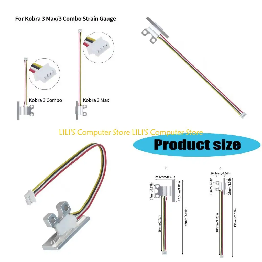 

A52B Industrial Strain Gauge For 3 Combo 3D Printer 3D Printing Data Collection