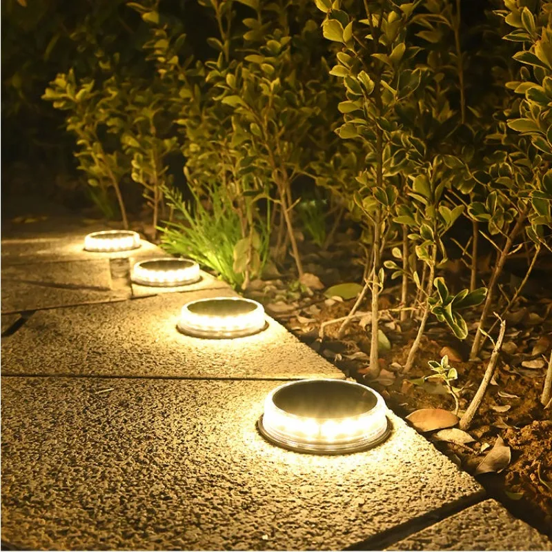 Décoration solaire d'extérieur super lumineuse, 17LED, IP65, étanche, sol, jardin, route, chemin de fer, dragon, terrasse, carte, paysage