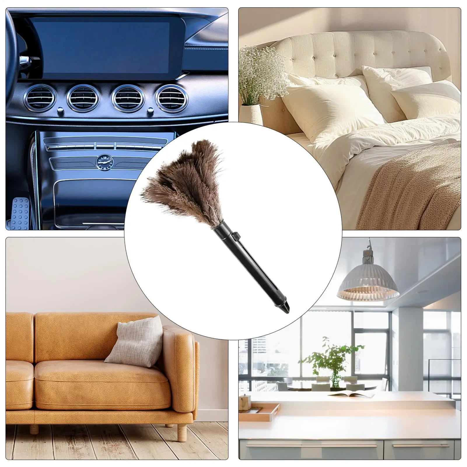 

Выдвижные пылесосы для перьев для чистки, антистатические многоразовые принадлежности для домашней мебели, офисной клавиатуры