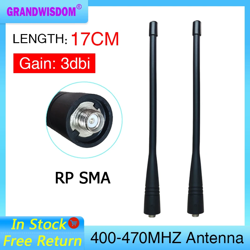 

gws 1/2 шт. UHF 400-470 антенна рации для Kenwood 3107 baofeng sma женская антенна портативная радиостанция Antene совместимая с IOT