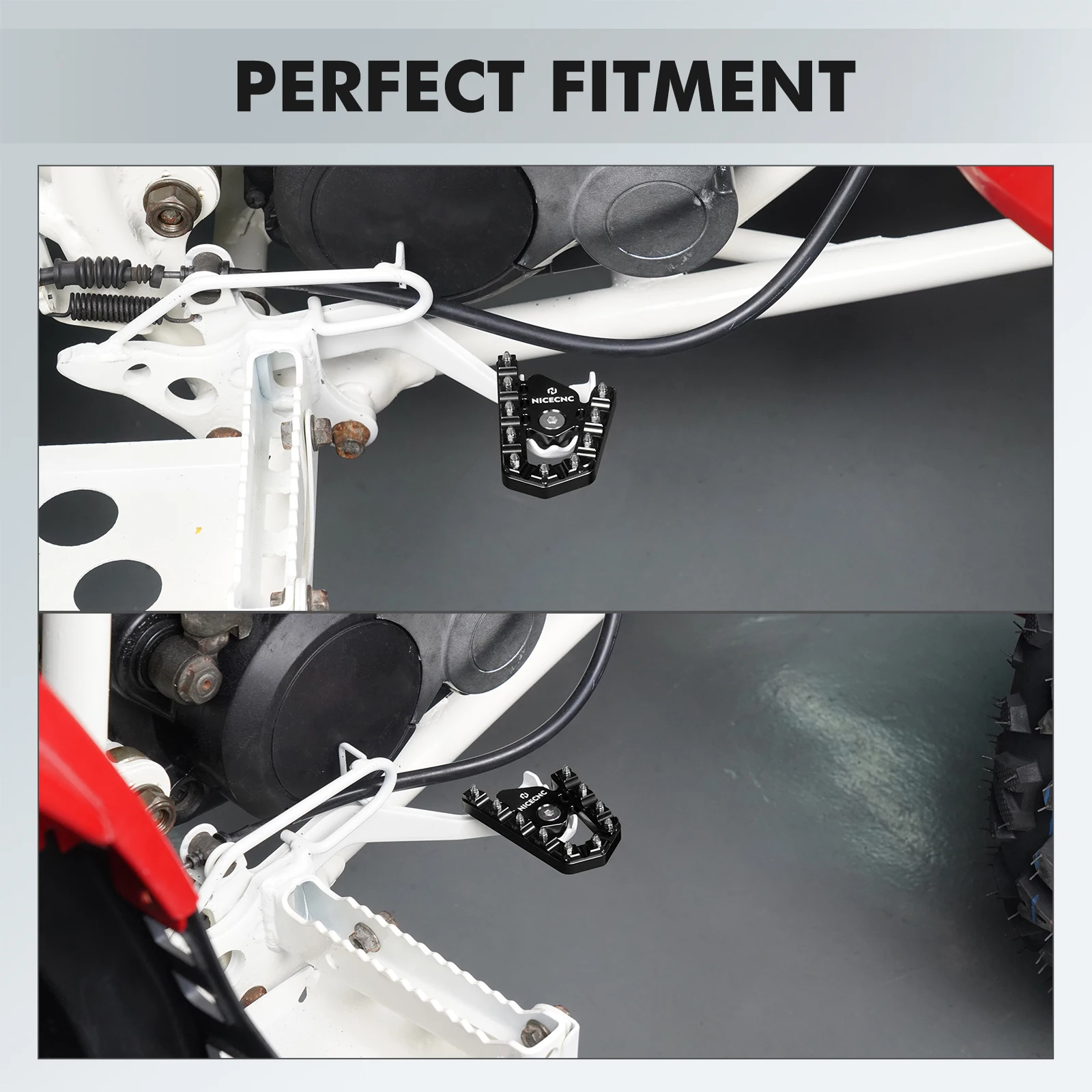 For Yamaha Blaster 200 YFS200 1988-2006 Rear Brake Pedal Extender NICECNC ATV Aluminum Alloy and Steel Offroad Quad Accessories - view 6