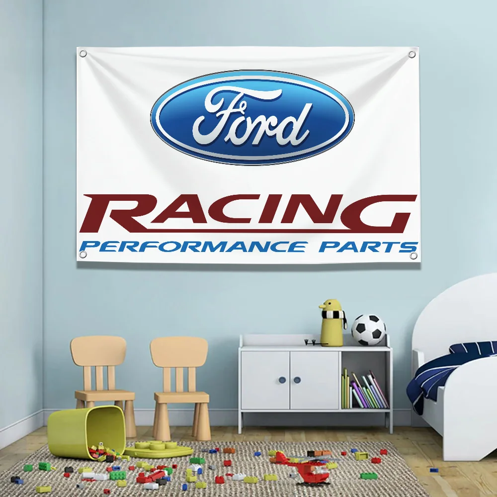 Ford Racing Car Halloween Outdoor Decorations Can Am Colombia as Roma Flag Grinch Christmas Decorations Flags for Bedrooms Blm