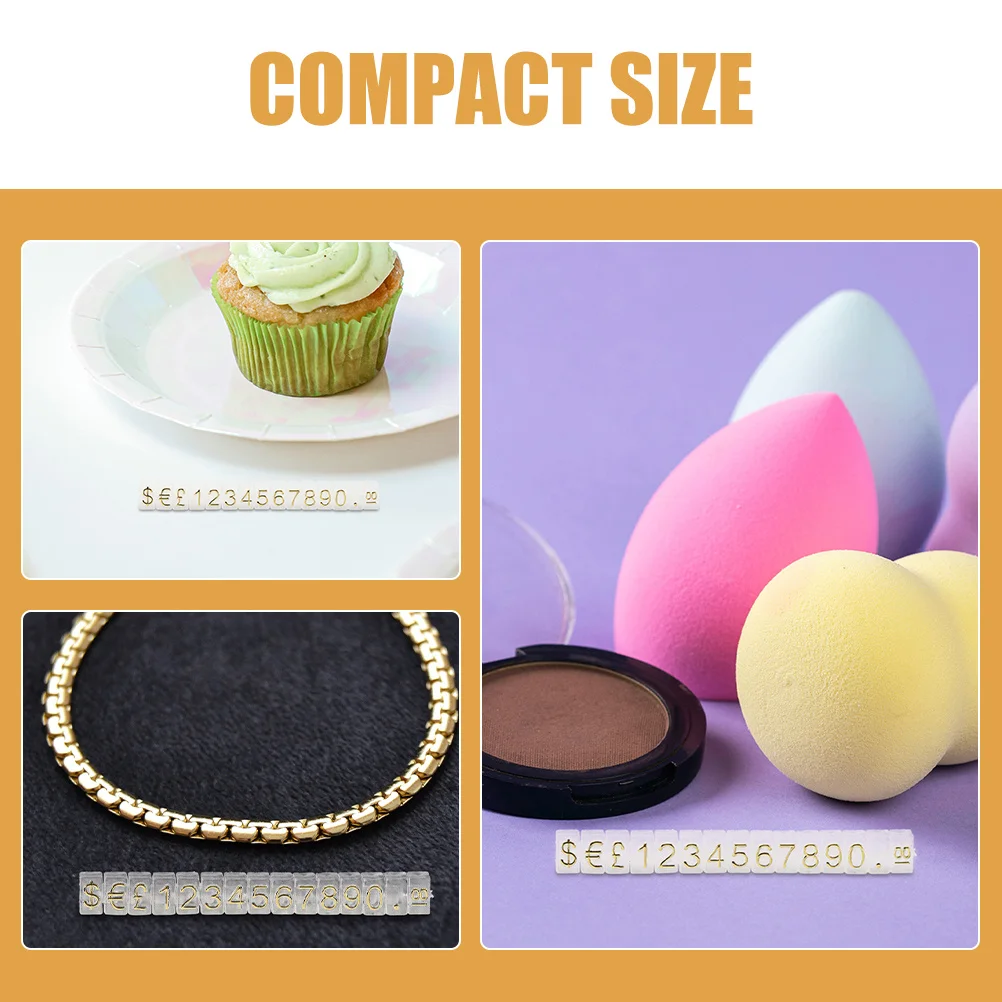 علامات مكعب السعر تصميم قابل للتعديل لعرض عداد البيع بالتجزئة وحرف المجوهرات والملابس وعلامات أسعار المجوهرات وعداد البيع بالتجزئة #5