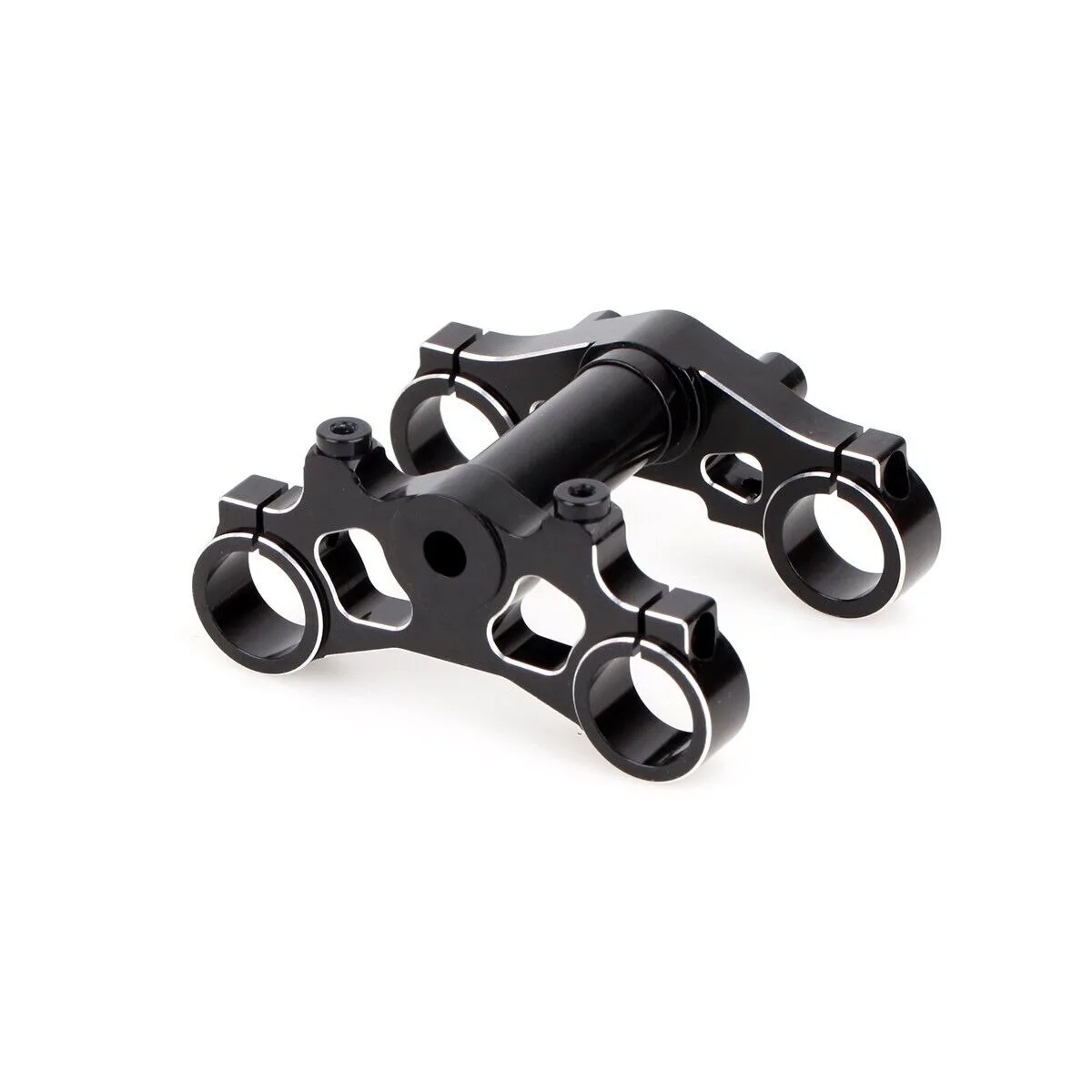 LCX Racing 1/4 RC Motorfiets Aluminium Triple Clamp Set Stuurset voor Losi Promoto-MX Upgrades Onderdelen Accessoires