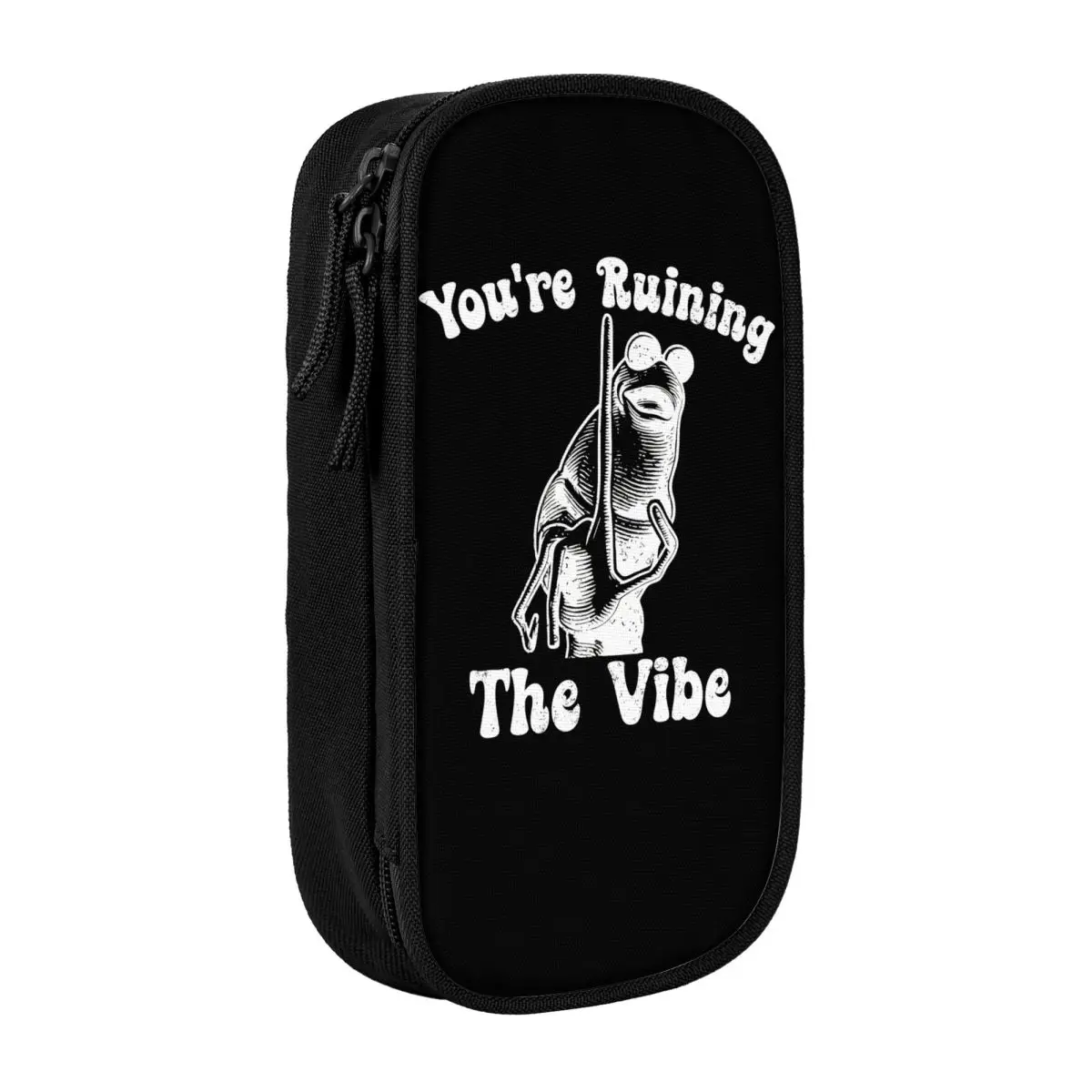 

You're Ruining The Vibe Pencil Cases Lovely Marcus The Worm Meme Pen Holder Bag Large Storage Supplies Cosmetic Pencil Pouch