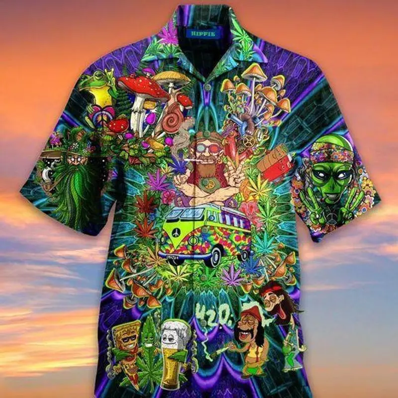 2024 Hawaiian Shirts Men 3d Printed Beach For Men Women Short Sleeve Cuban Shirts For Men Beachwear Clothes Casual Vintage Tops