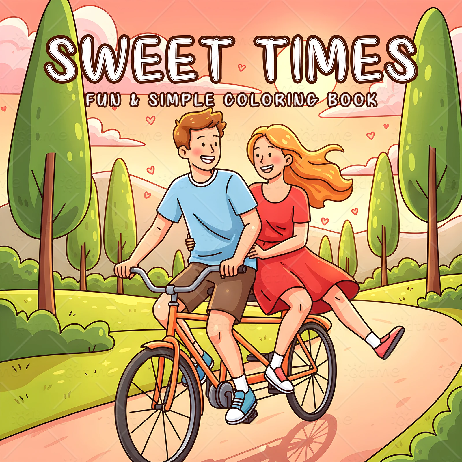 SWEET TIMES FUN & SIMPLE Coloring Book for Adult Featuring Cute Cozy Daily Activities for Relaxation (Cozy Spaces Coloring)