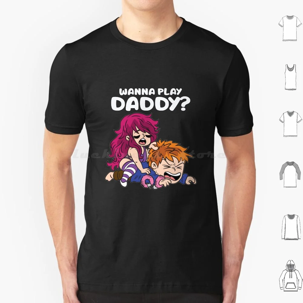 

Wanna Play Daddy Brat Ddlg Abdl Kinky Girl Футболка 6xl Хлопковая крутая футболка Brat Ddlg Abdl Kinky Fetish Bondage Наручники игривые