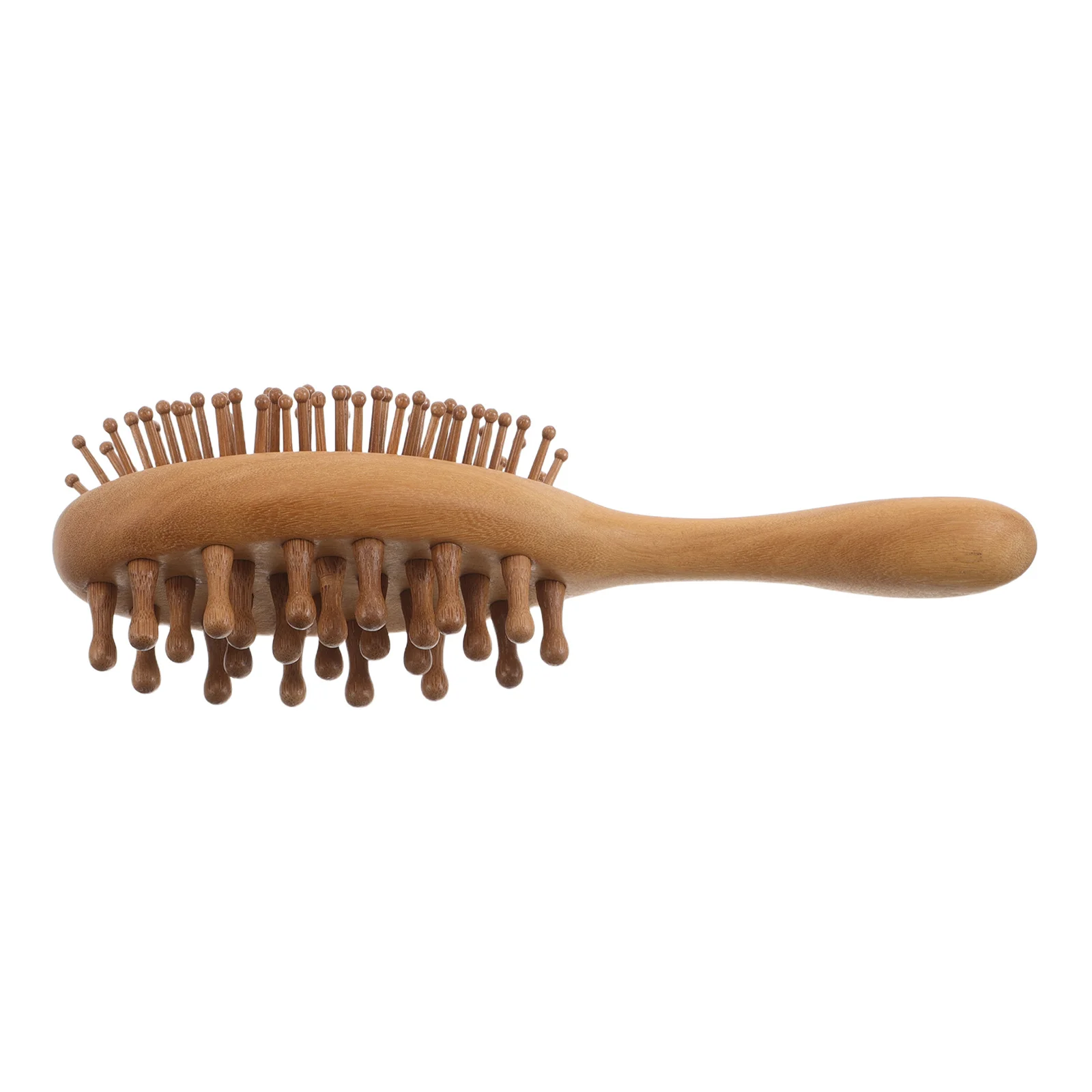 

Wooden Scalp Massager Comb - Sandalwood Detangling Brush for Curly Thick Hair - Multi-Functional Hair Massage Tool for Daily
