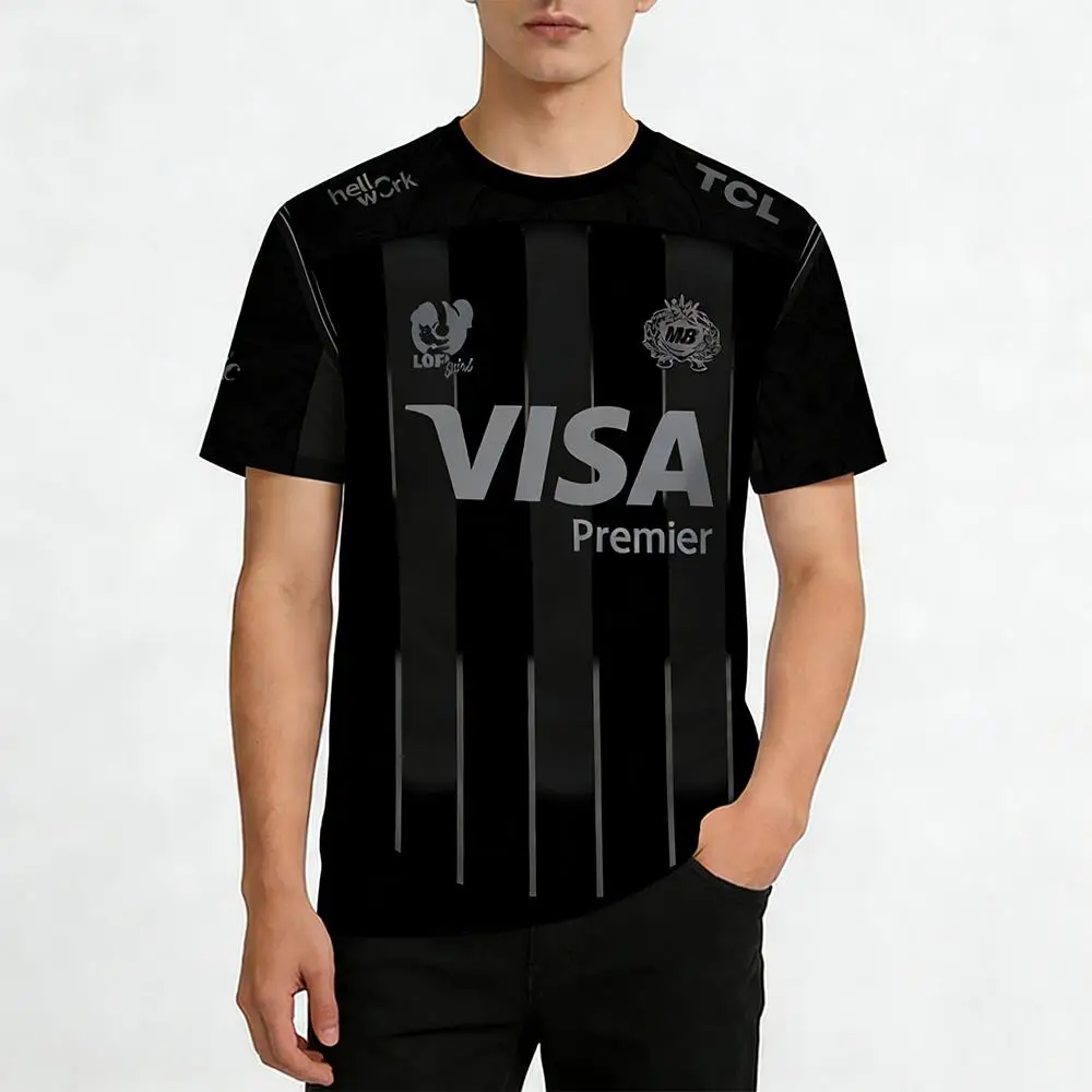 2026 New Gentle Mates Esports Jersey M8 Team Men's Sports Breathable Quick-Drying Uniform Unisex Streetwear Short-Sleeve T-Shirt