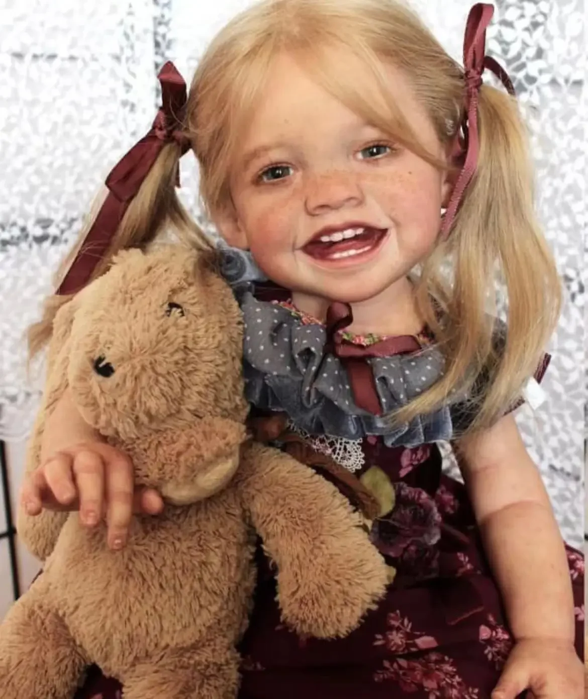 DLS – poupée Mila personnalisée de 28 pouces, fourniture limitée, avec cheveux enracinés à la main, poupée déjà finie, cadeau de noël