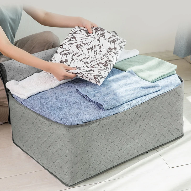 Storage Bag for Quilted Clothes Arrangement  Thick Non Woven  Breathable  Moisture-Proof  Large Capacity  Clothing Storage ﻿