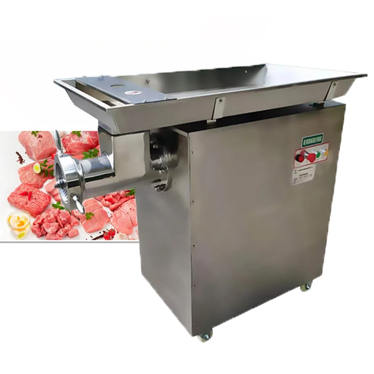 TK-42 Commercial Industrial Electric Meat Grinder Stainless Steel 200-500kg/h Capacity 95x48x88cm Professional Mincer