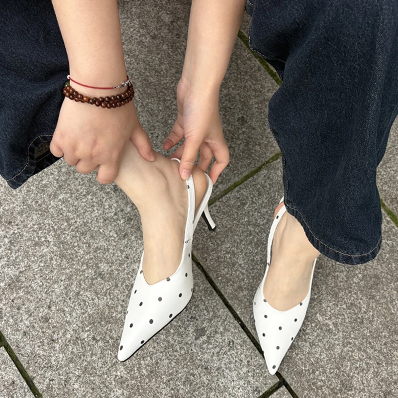Women's Pointed Toe Back-Strap High Heel Pumps for Parties