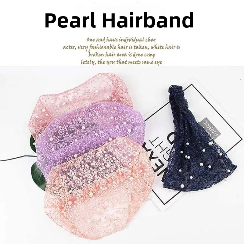 Elegant Thin Hollow out Hair Band Hat for Covering Gray Hair Youthful Looking Front Hair Decoration Spring Summer Korean Style