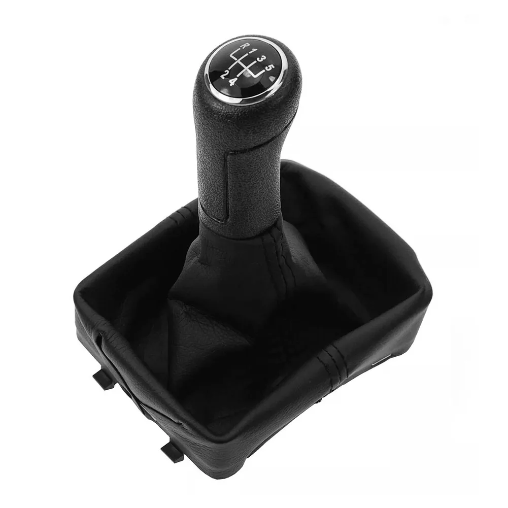 

5 Speed Knob Gear Shift Knob Car Gear Shift Easy Installation Elegant Design Comfortable Feel For 2002-2009 Models