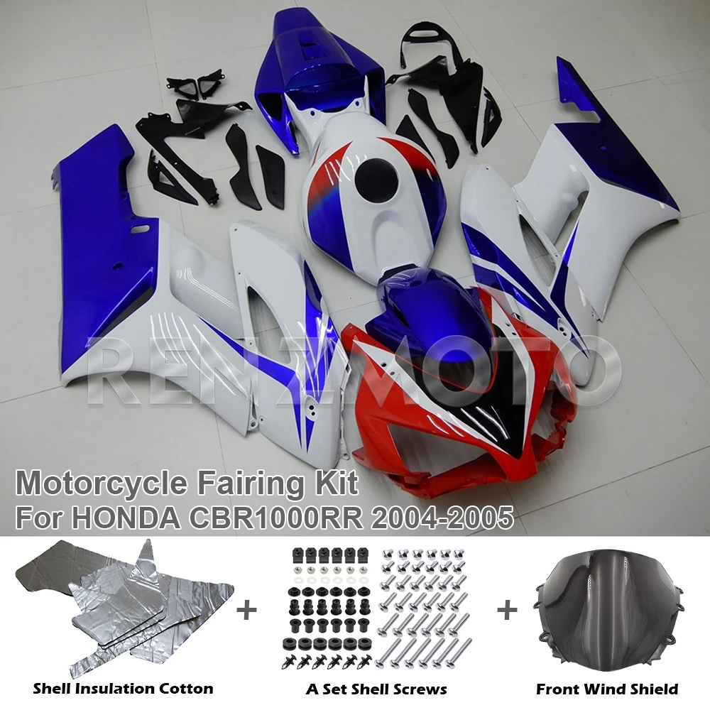 

Motorcycle Fairing Kit for Honda CBR1000RR 2004 2005 Body CBR1000RR 04 05 Injection 1000RR Advanced Cover Black Red