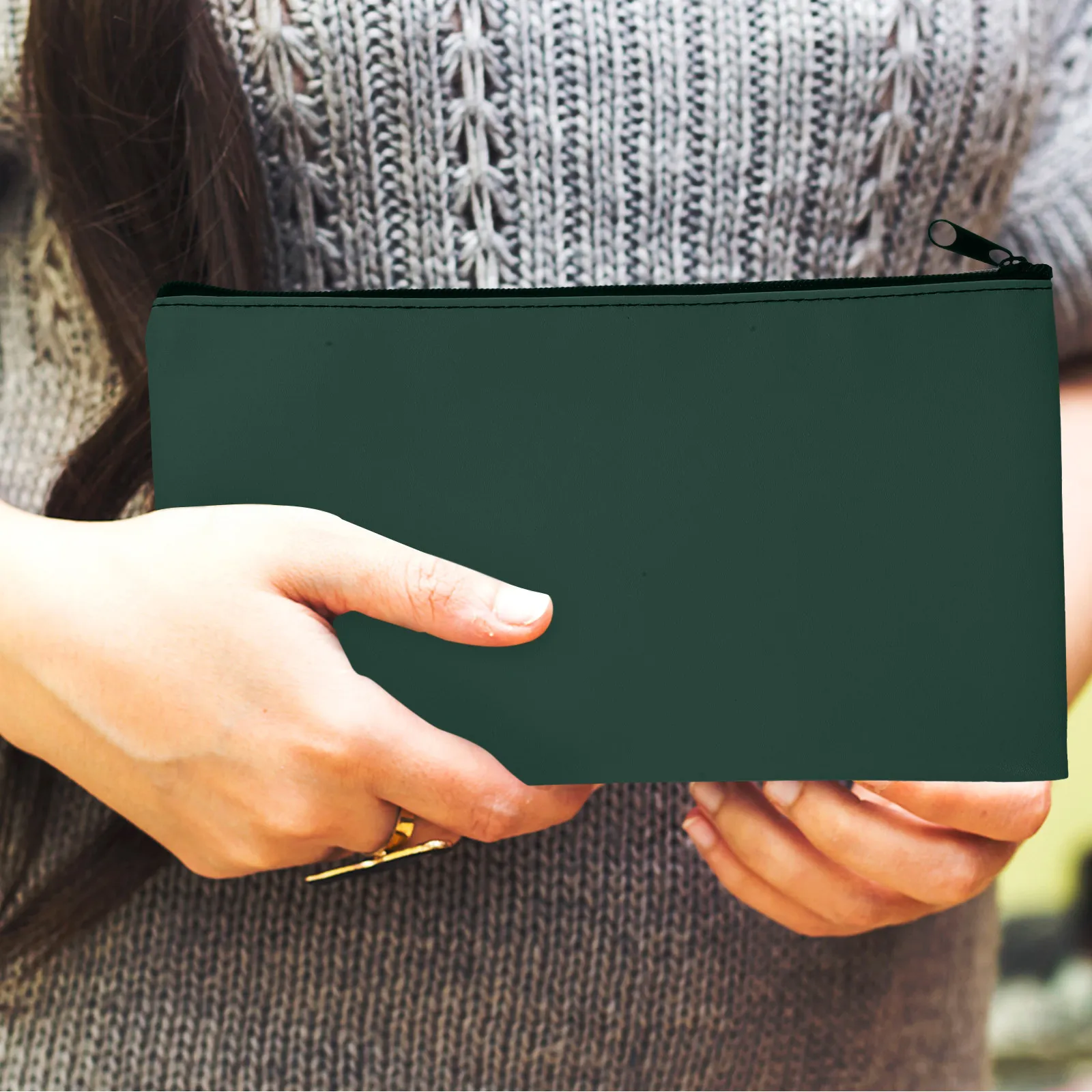 

2 шт. сумки на молнии для организации хранения, водонепроницаемый кошелек из полиуретана для денег, купюр, чеков, наличных, идеально подходит для путешествий, дома и офиса