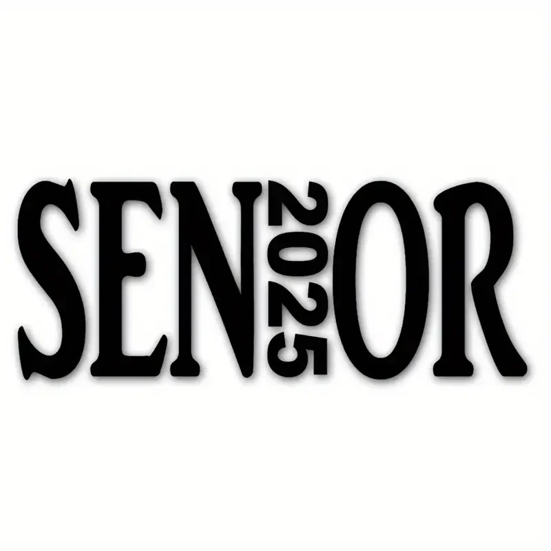 ملصق فينيل ممتاز من الدرجة الأولى لعام 2025 - ملصق نافذة سيارة متين، 7.5 × 3 بوصة، للاستخدام الخارجي حتى 6 سنوات