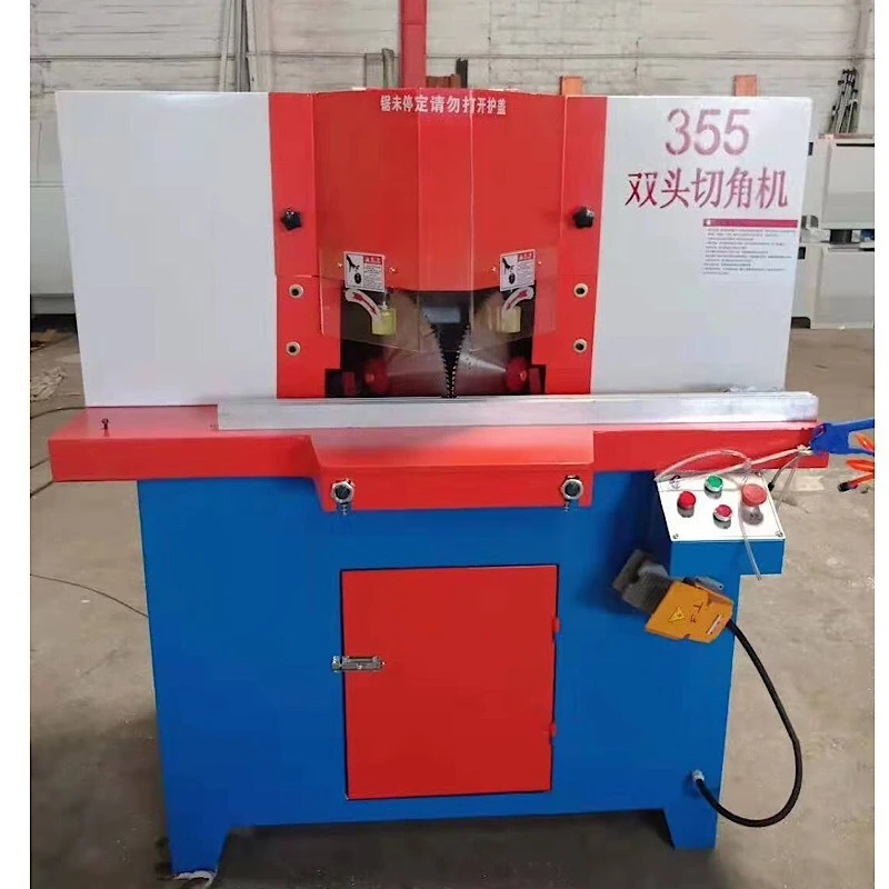 45 degree double head angle cutting machine, aluminum alloy 45 degree angle cutting machine, precision angle cutting machine