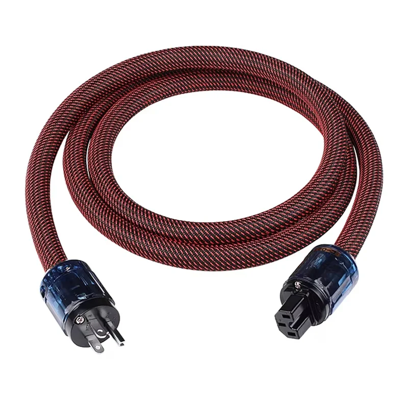 

Hifi Audio CD Player/Tube Player/Power Amplifier Compatible Oxygen-Free Copper Hi-Fi Power Cord Connection Cable