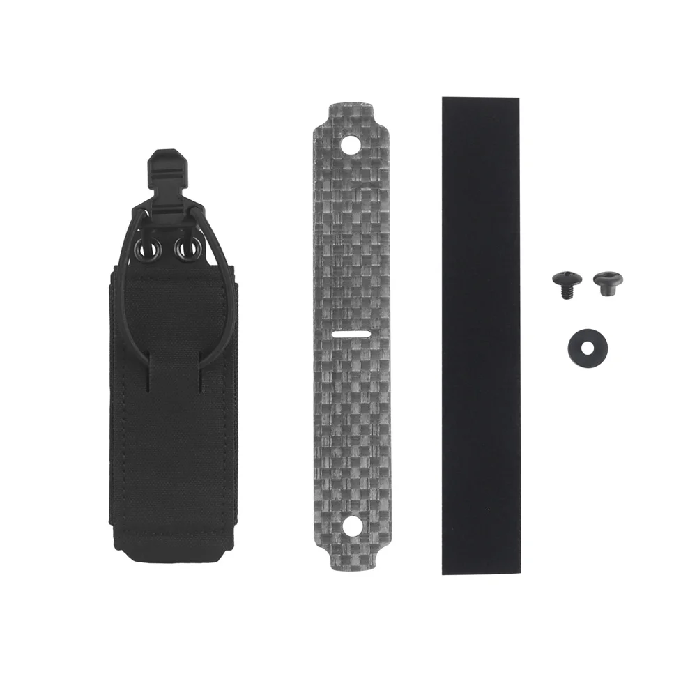 POSEIDON DEFENSE WRC V2 Lightweight Universal‌ 9mm .40S&W .357 .45ACP Pistol Mag Pouch Molle Velcr Hook Two Adapters