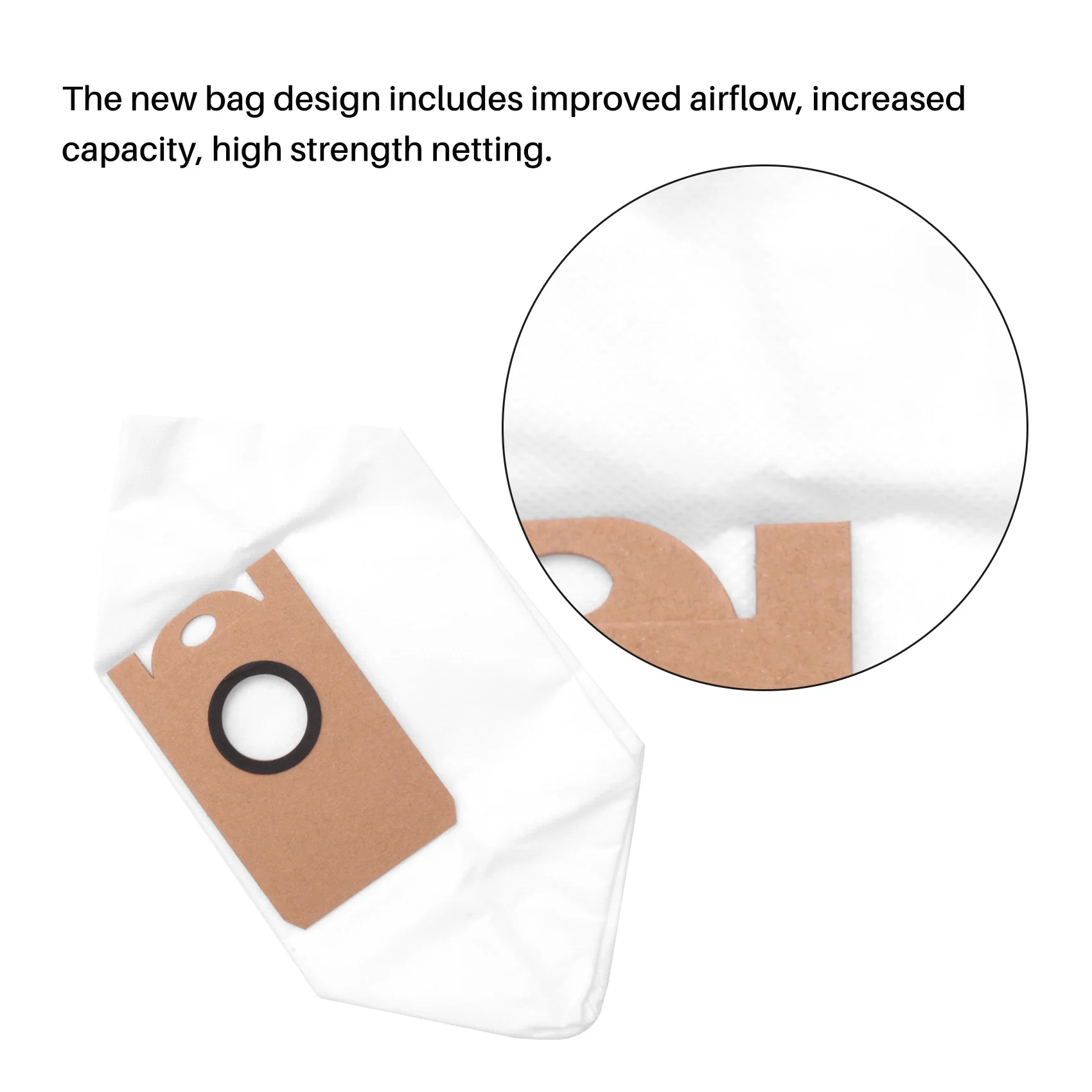 

AB08-6Pcs Vacuum Dust Bag For Kyvol Cybovac S31, For Uoni V980 Plus Q6, For M7 Pro M7 Max Vacuum Cleaner Accessories