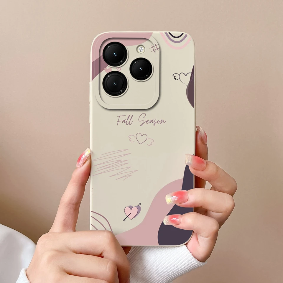 Case For Tecno Spark 20 Pro 4G Lovely Dinosaur Butterfly Liquid Protective Antifouling Bumper For Tecno Spark 20 Pro Plus Funda image 6
