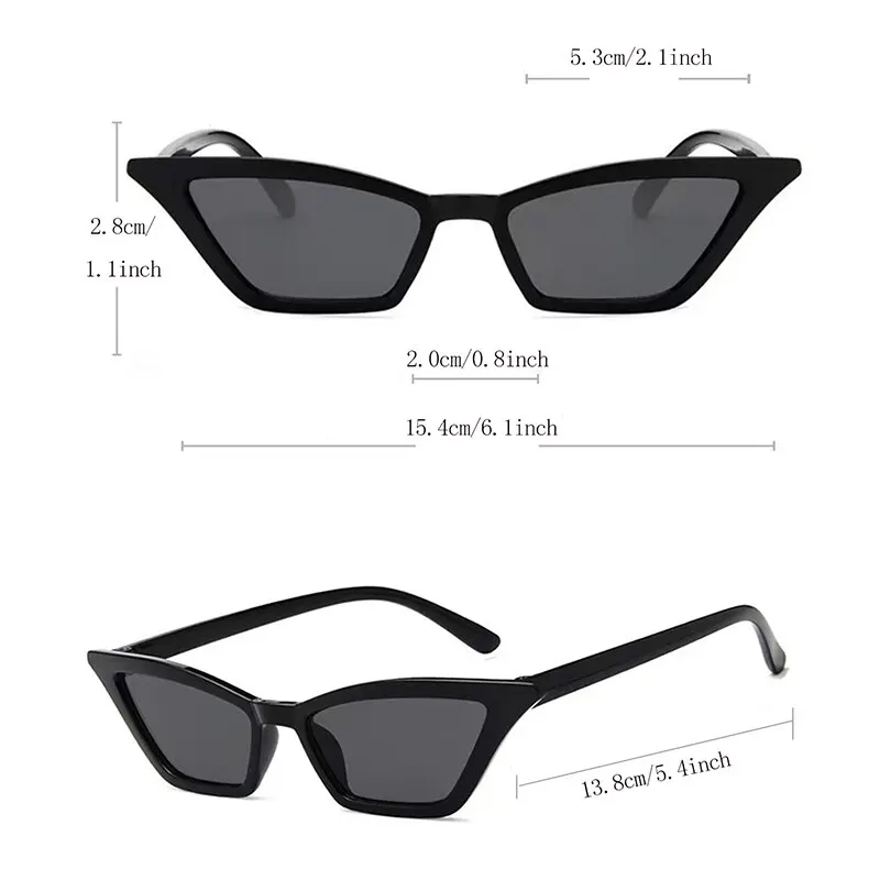 New Cat Eye Sunglasses Women Black Luxury Design Eyewear Female Party Glasses Fashion Retro Driving UV400 Sunglasses image 6
