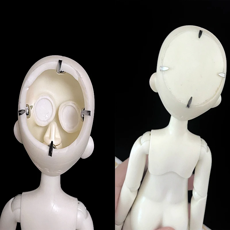 Fashion DIY 1/6 Bjd Doll Makeup Doll Head 28CM Mechanical Joint Body Kids Girls Doll Toy Gift