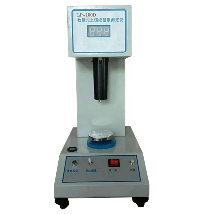 100D Cone Penetrometer Soil Penetrometer Plastic Liquid Limit Tester